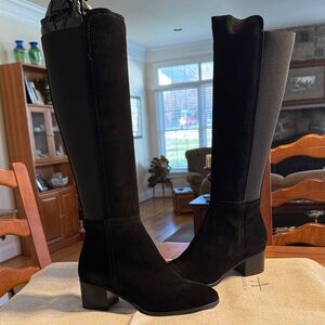 Aquatalia Black Over the Knee Boots